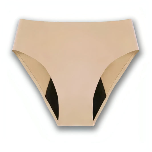 Seamfree Full Brief - Rose Beige Period Underwear from Petal & Flo in NZ