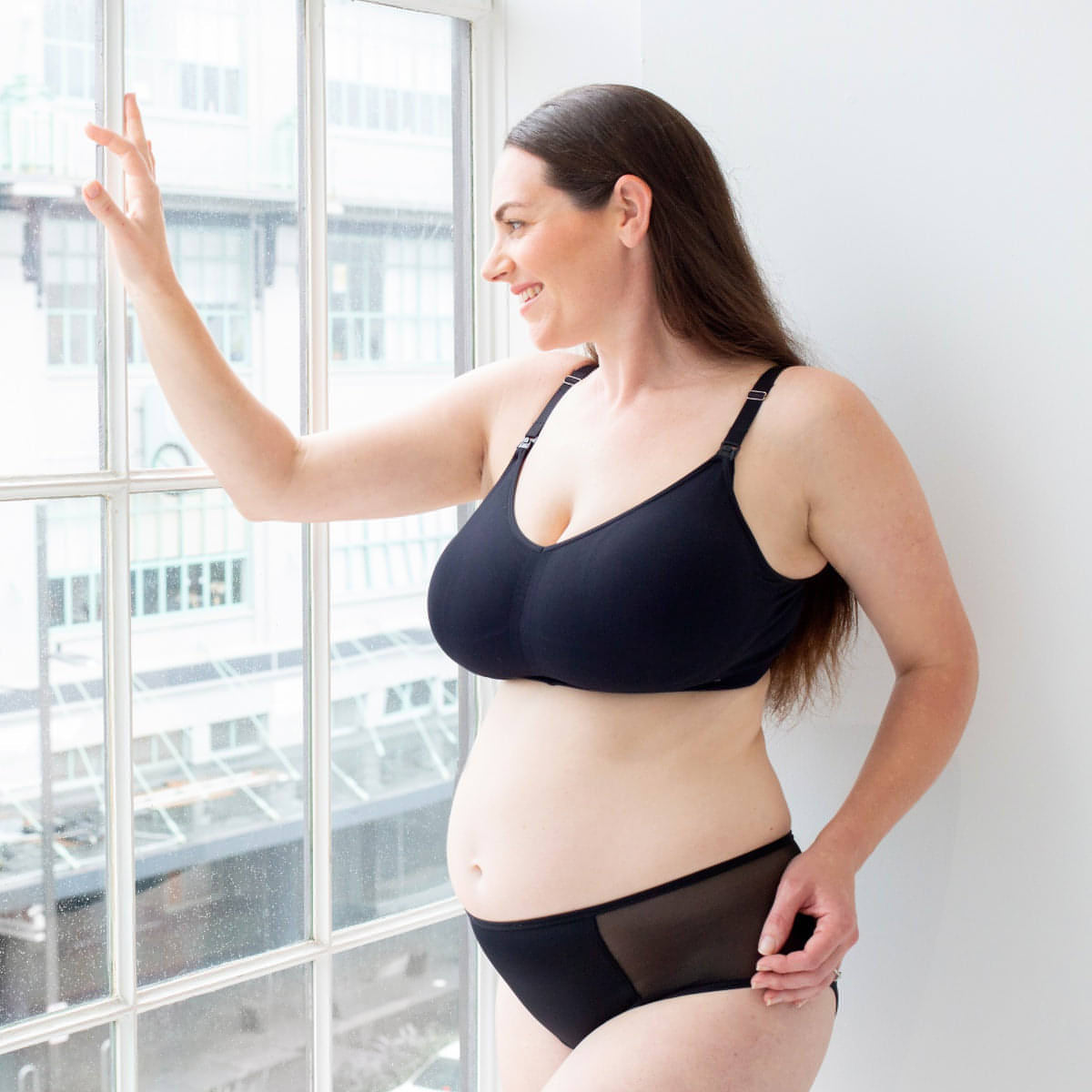 Sensual Full Brief 2pk - Midnight Black Period Underwear from Petal & Flo in NZ