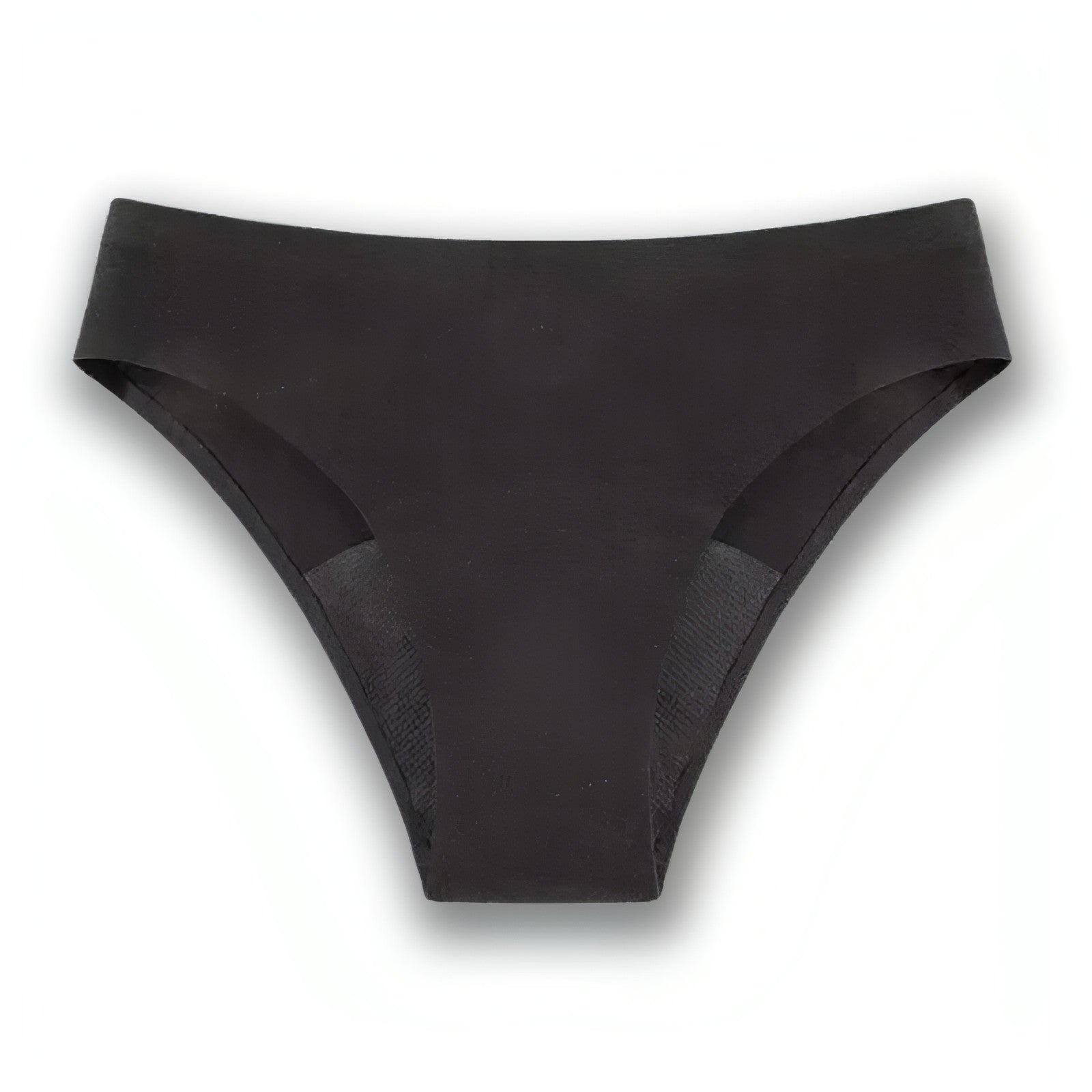 Seamfree Bikini - Jet Black Period Underwear from Petal & Flo in NZ