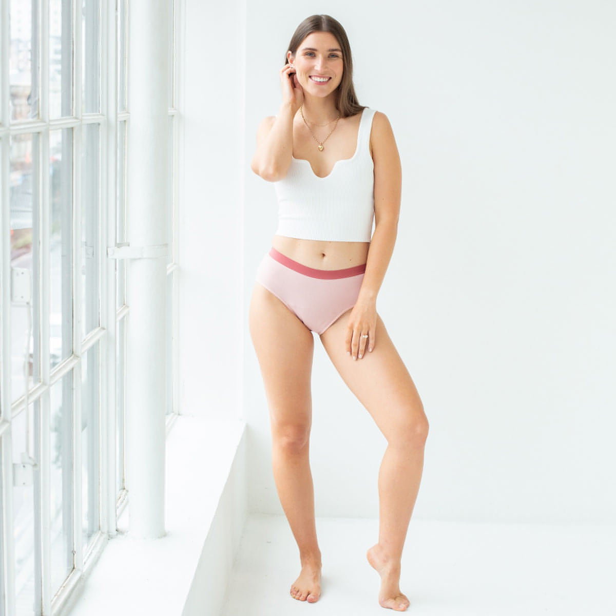 Teen Bikini 2pk - Bubble Gum Pink Period Underwear from Petal & Flo in NZ