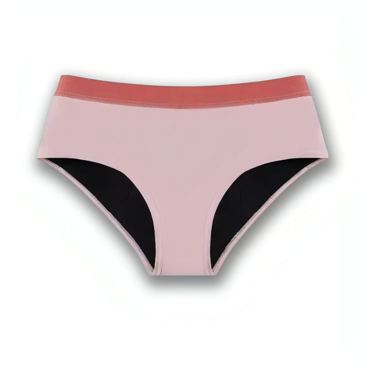 Teen Bikini - Bubble Gum Pink Period Undies - Premium Period Underwear from Petal & Flo in NZ - Just $29.99! Shop now at Petal & Flo