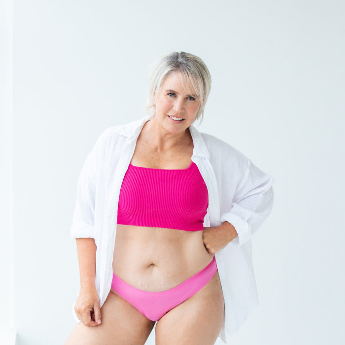 Seamfree Bikini - Hot Pink Period Underwear from Petal & Flo in NZ
