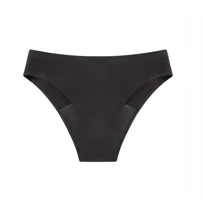 Seamfree Bikini - Jet Black Period Underwear from Petal & Flo in NZ