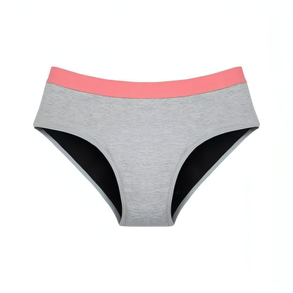 Teen Bikini - Cloudy Grey Period Undies - Premium Period Underwear from Petal & Flo in NZ - Just $29.99! Shop now at Petal & Flo